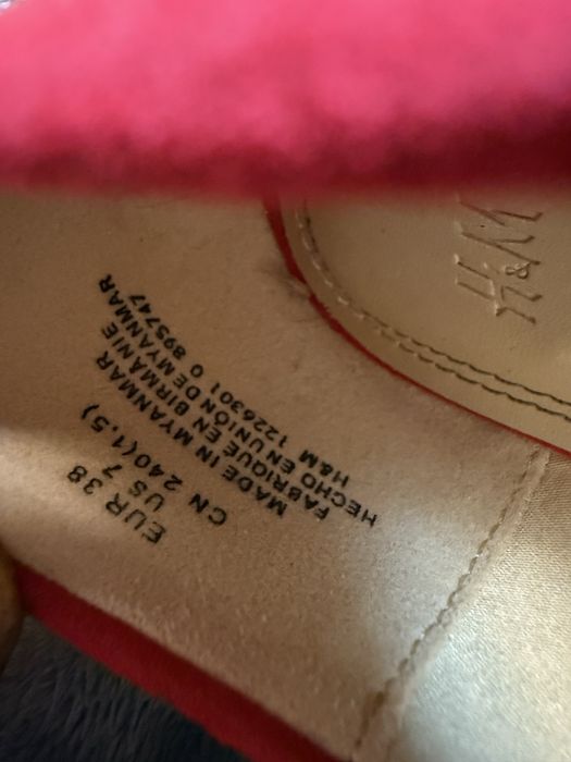 Балетки H&M червоні