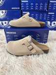 Nowe, przecenione, wąskie kapcie Birkenstock w kolorze piaskowym r.40