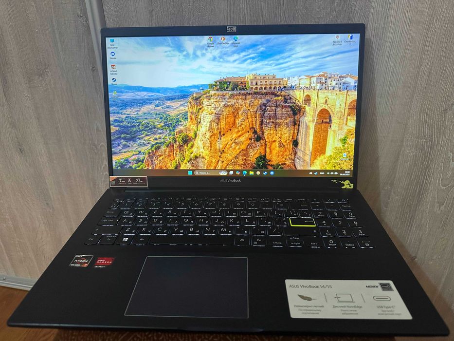 Б/В Ноутбук Asus VivoBook 15 | Ryzen 7 | 16Gb RAM | 512Gb SSD