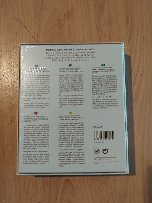 Zestaw 24 pasteli olejnych. Kolory podstawowe SENNELIER