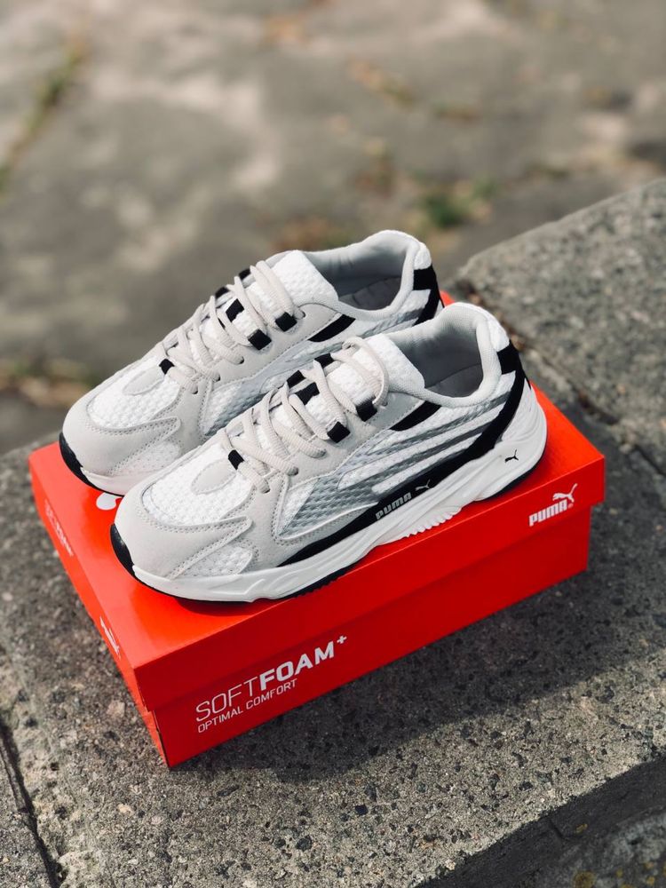 Кроссовки мужские летние Puma Trinomic серые кроссовки Пума триномик