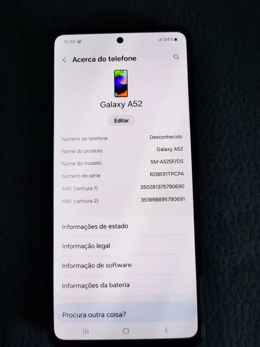 Sansung galaxy A52