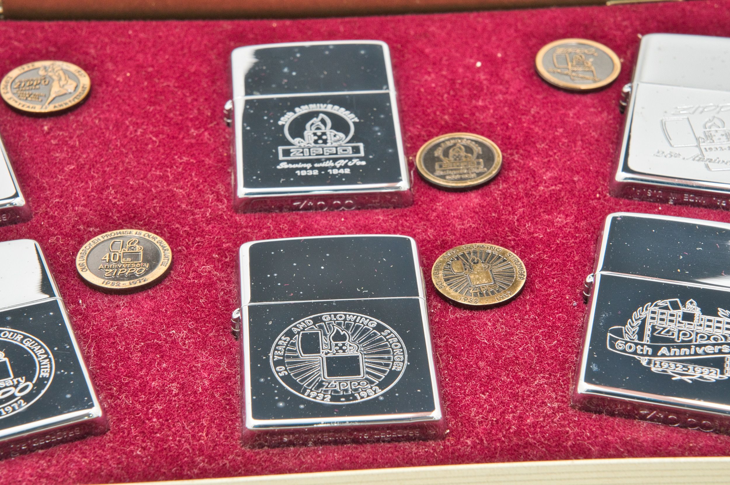 Conjunto Colecção Isqueiros Zippo