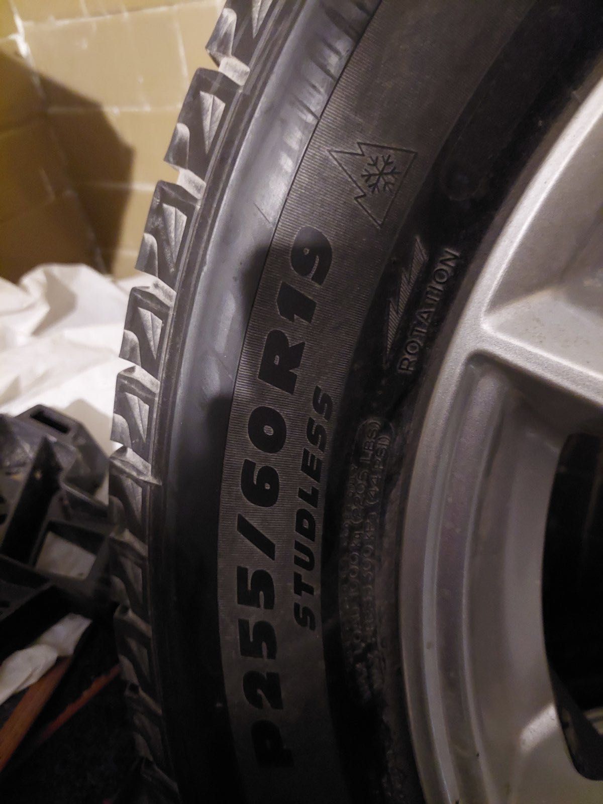 Диски с резиной Michelin для Range Rover  255/60r19