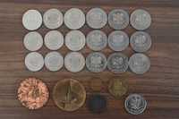 Stare monety (22 szt.) i medale (2 szt.)