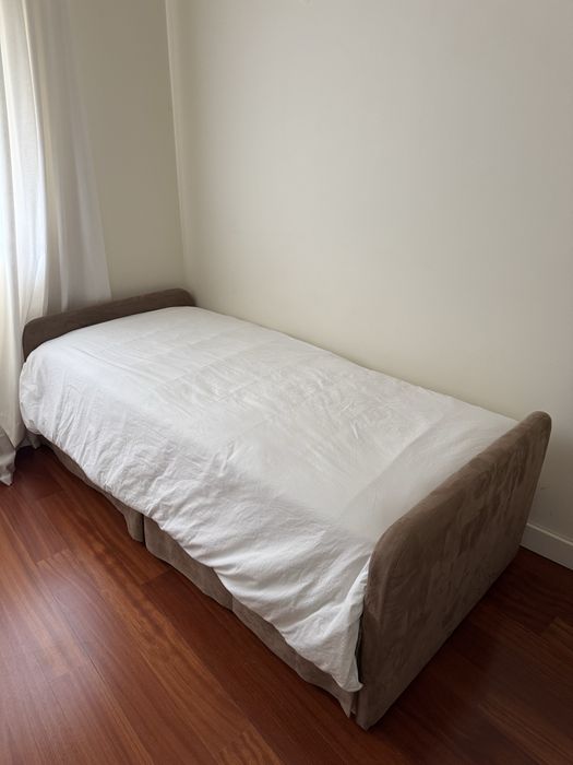 Cama crianca corpo e meio madeira maçiça com gavetão