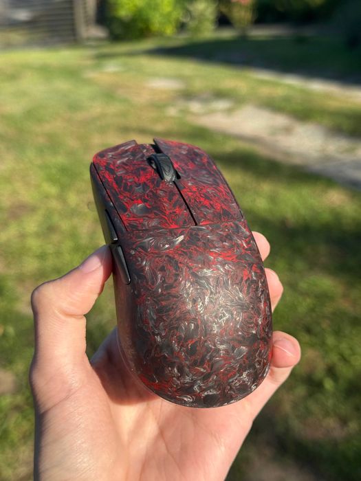 WLmouse Ying Forged 8K PAW3950HS Carbon RED