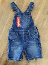 Ogrodniczki LEVI’S jak nowe r. 80/86 jeans dżinsowe uniseks