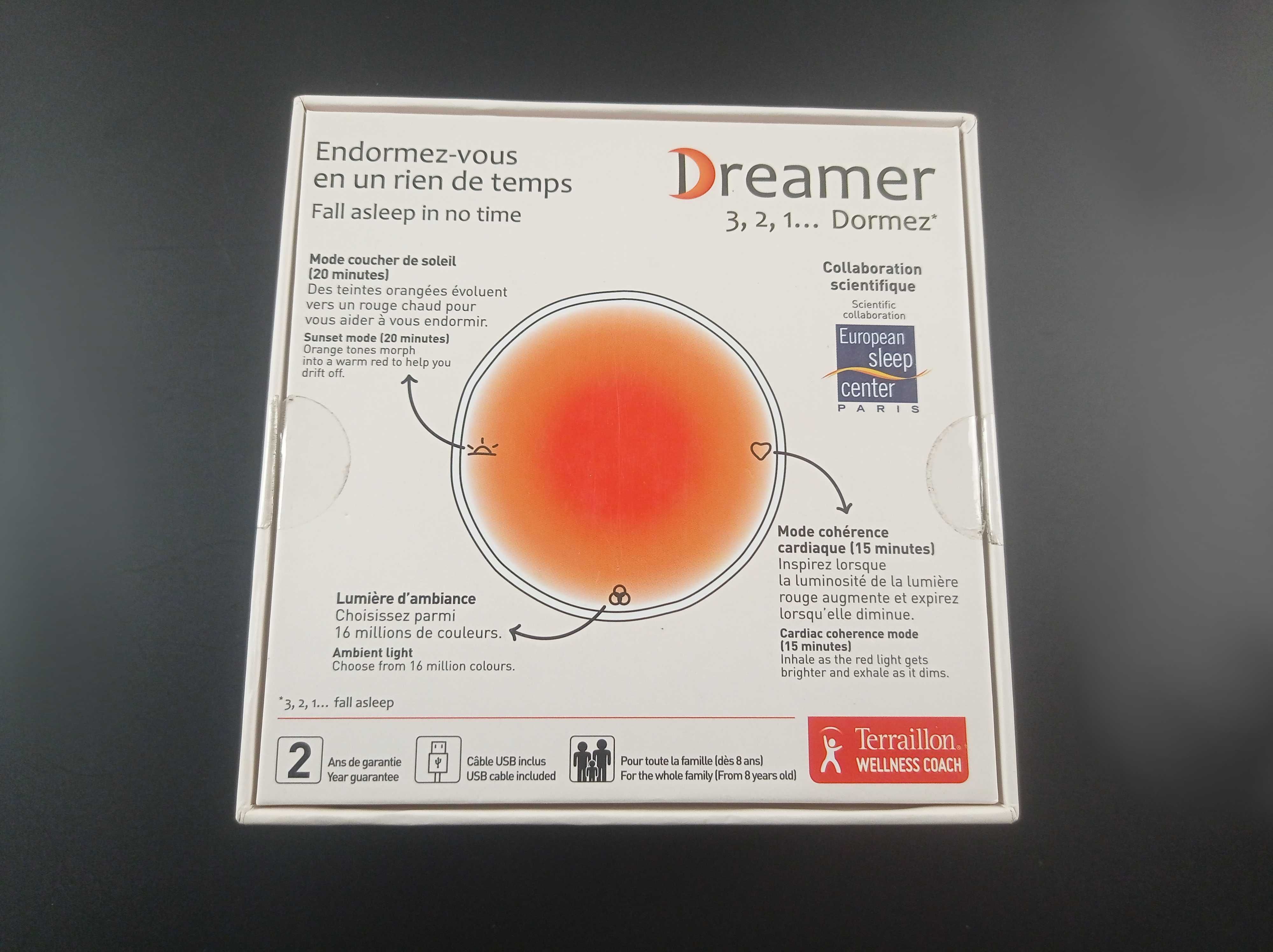 Terraillon Dreamer - lampa ułatwiająca zasypianie