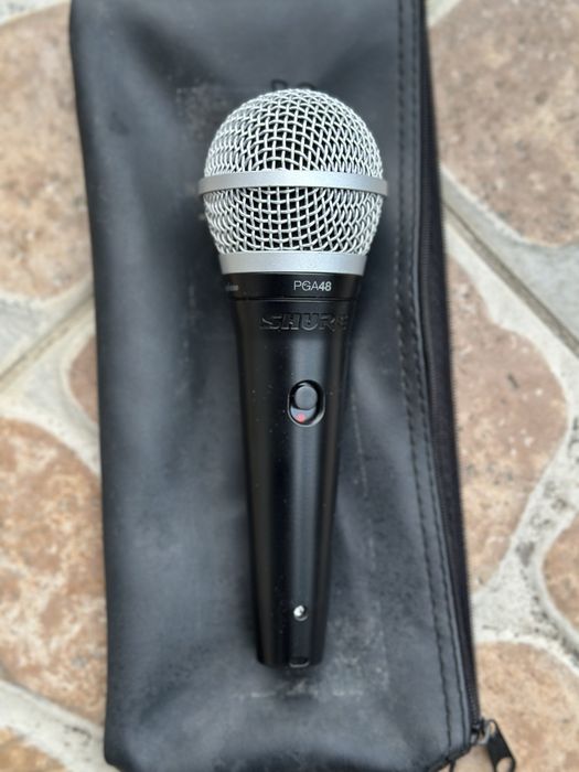 ++ Mikrofon SHURE PGA48 dynamiczny LIVE ++
