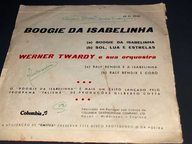 Ralf Bendix - Boogie da Isablinha - Vynil 45 RPM