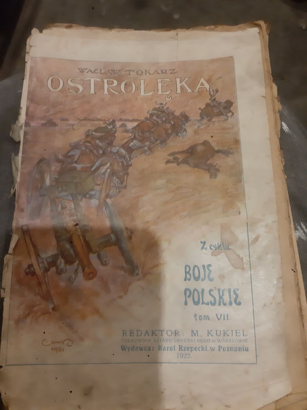 Bitwa pod Ostrołęka Wacław Tokarz 1922