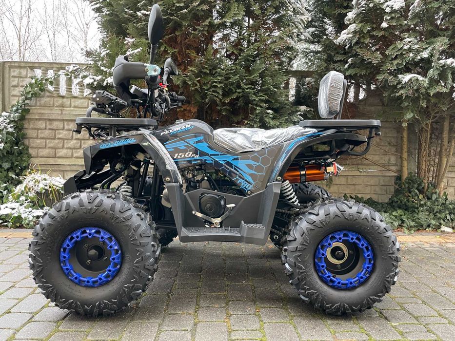 QUAD 150 Pelikan RUGBY NAJMOCNIEJSZY Ledy Hak Raty Dostawa Duże Koła