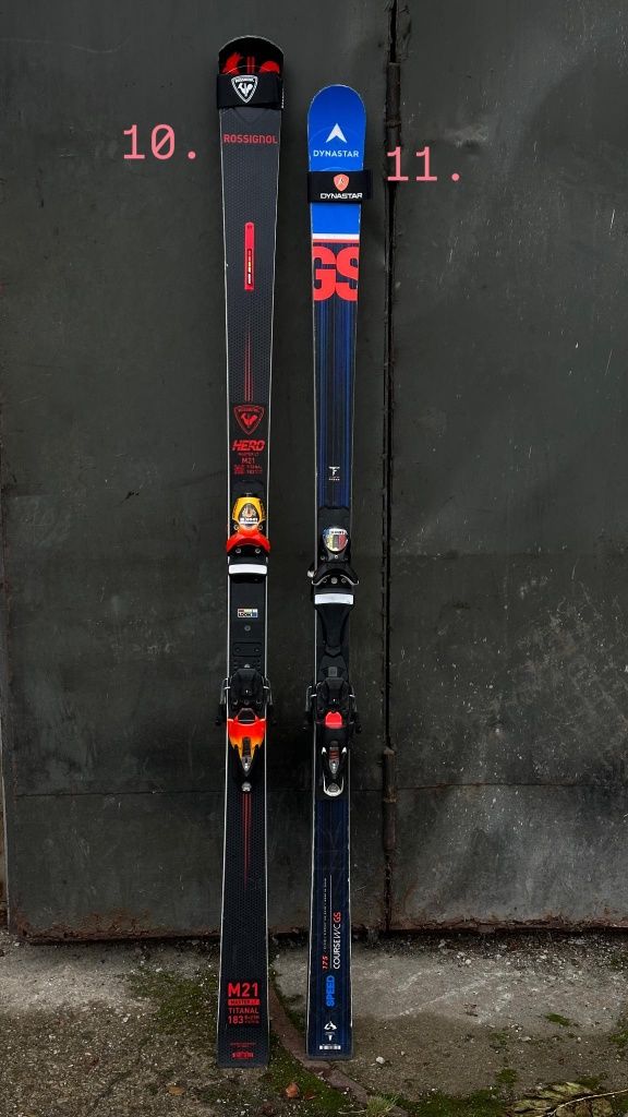 Narty  Rossignol  Dynastar GS gigantka Masters z wiązaniami stan igła