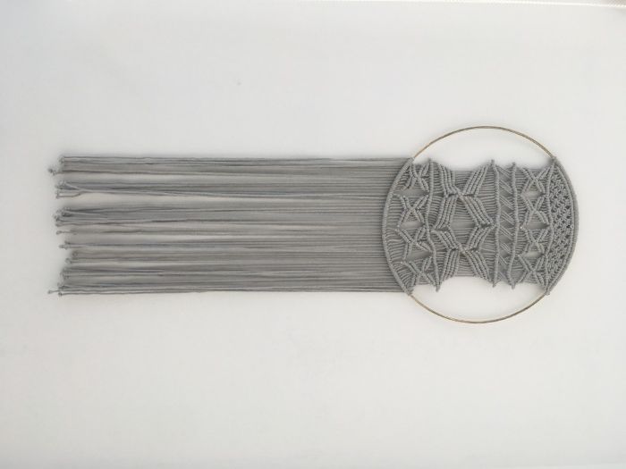 Caça sonhos em macramé - Decoração de parede