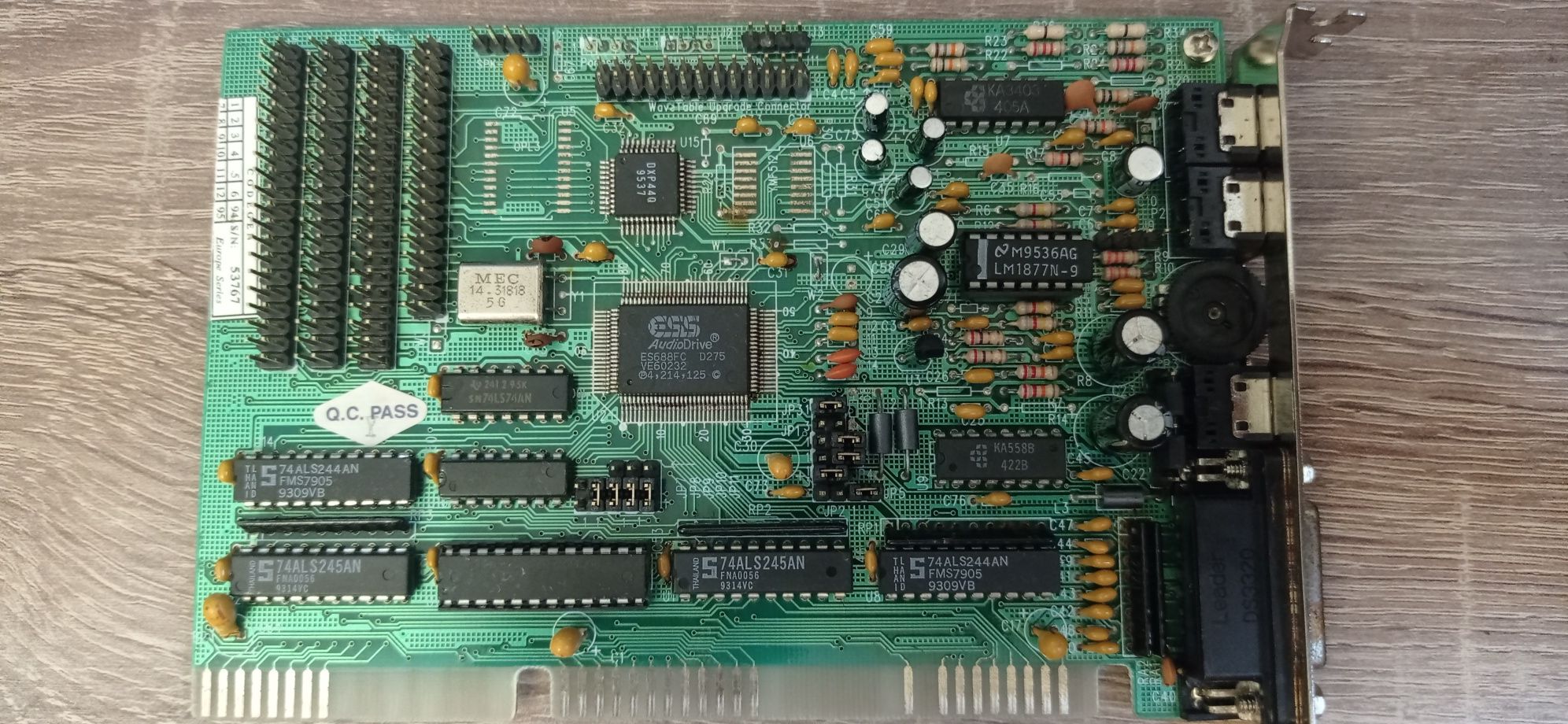 Звуковая карта ISA 16 BIT