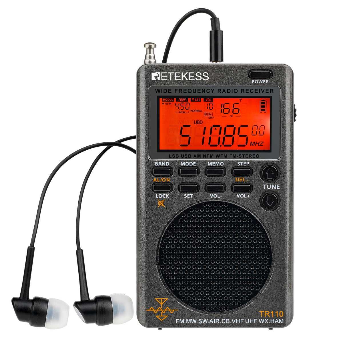 Радіоприймач RETEKESS TR110
