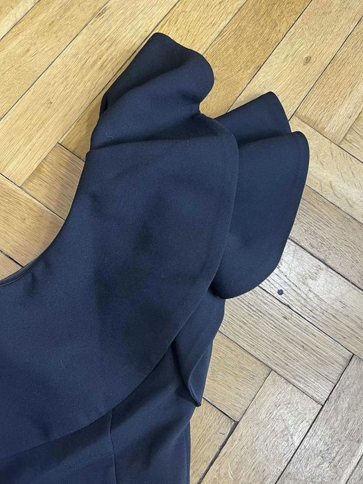 Sukienka wieczorowa syrenka maxi z trenem rozmiar XS