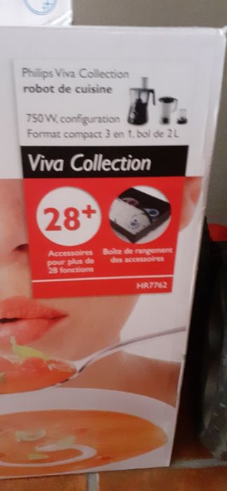 Robô de cozinha Philips Novo em caixa.