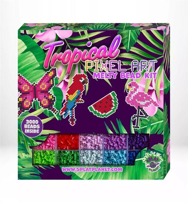 Zestaw koralików do prasowania Tropiki. Splat Planet. Nowy Produkt