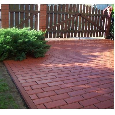 Kostka brukowa HOLLAND, BEHATON 6CM grafit, czerwona sieradz