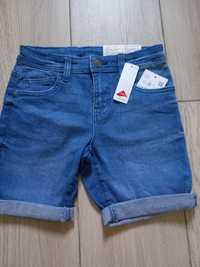Bermudy krótkie spodnie jeansy 122 cm C&A nowe