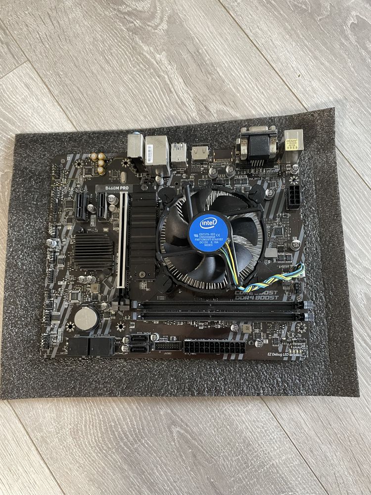 Материнська плата msi b460m pro intel