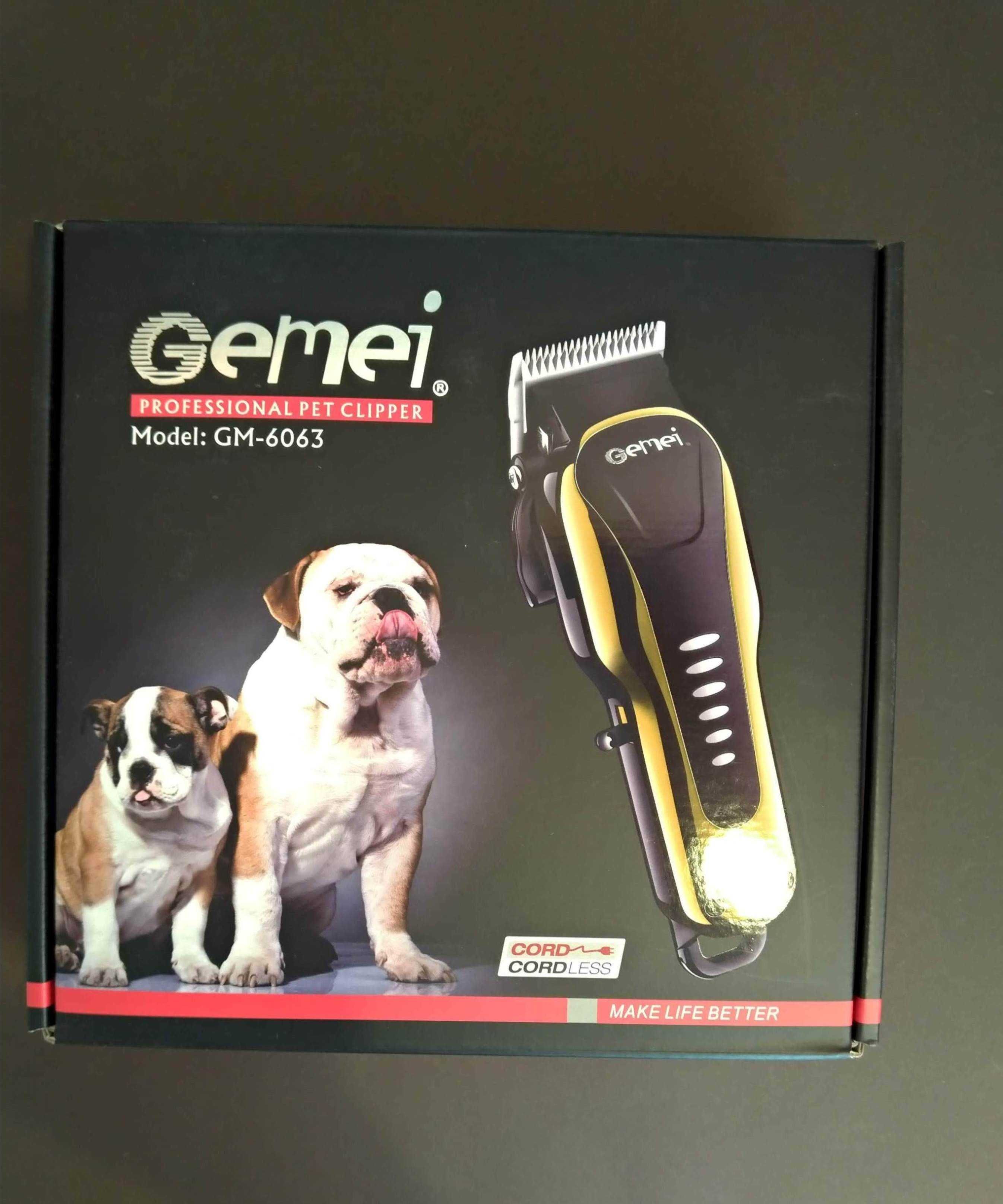 Машинка Gemei GM 6063 для котов, собак для породы Ретривер