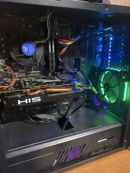 Ігровий ПК (i5-8400 / 32ГБ / RX470 / SSD) + монітор + периферія