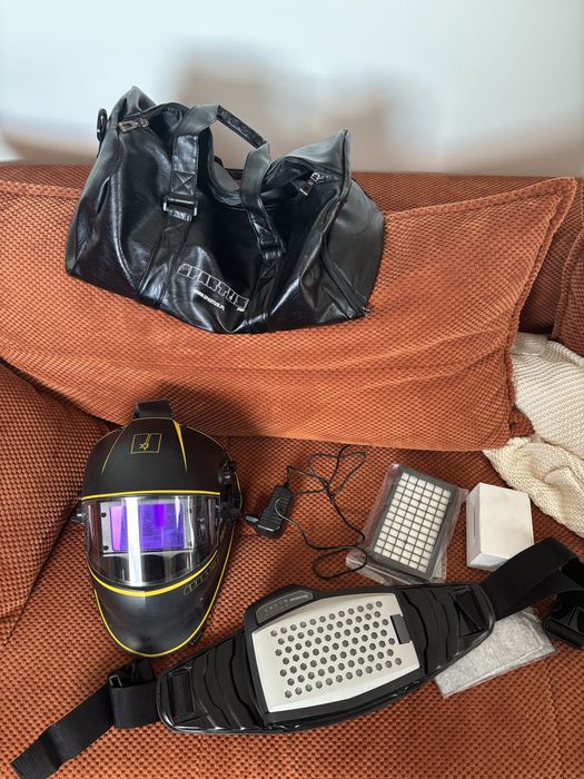 Maska przyłbica spawalnicza Spartus 301x z nawiewem adflo