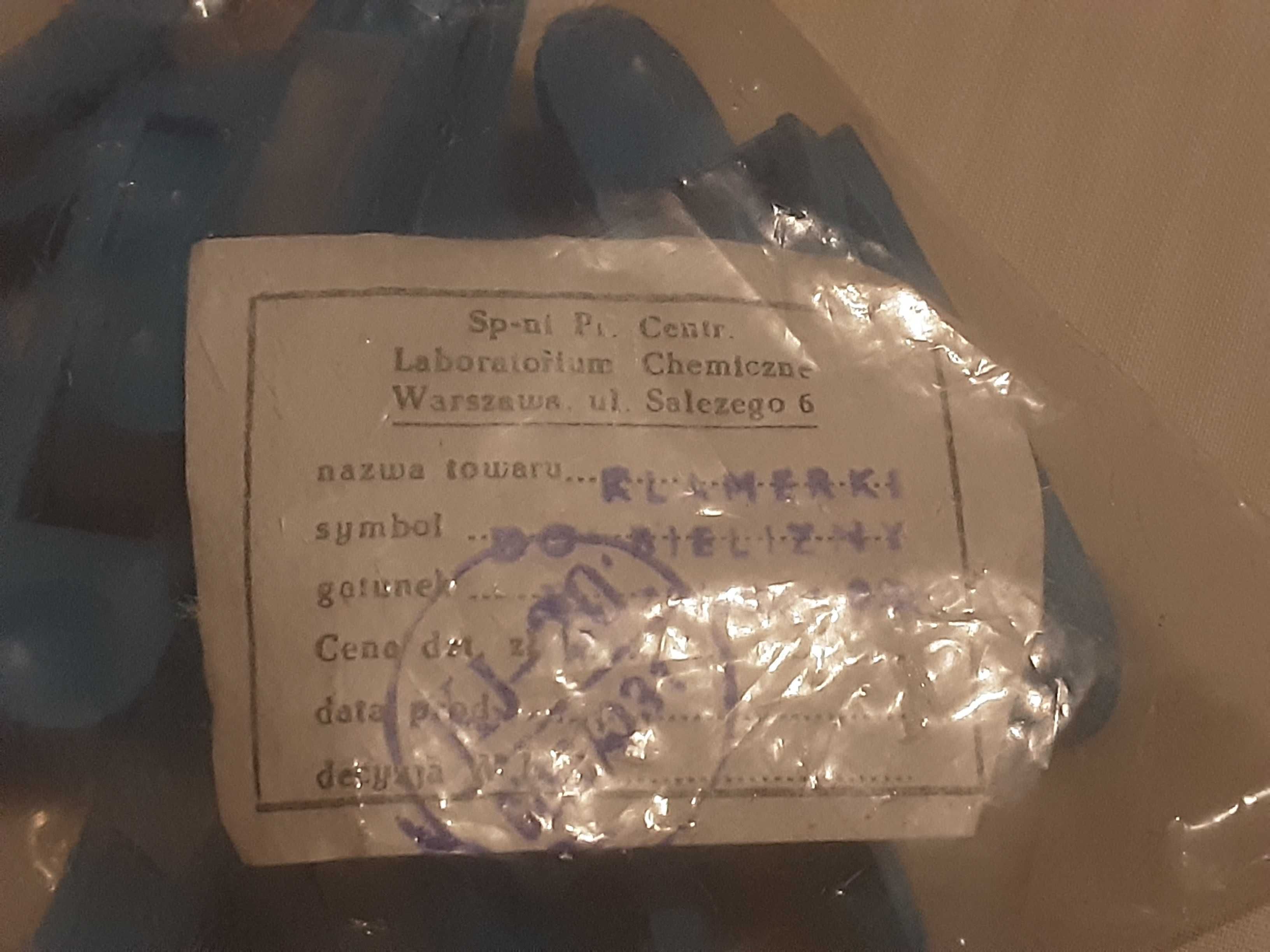 Klamerki retro z PRL - NOWE, zapakowane, z etykietą; dla kolekcjonera