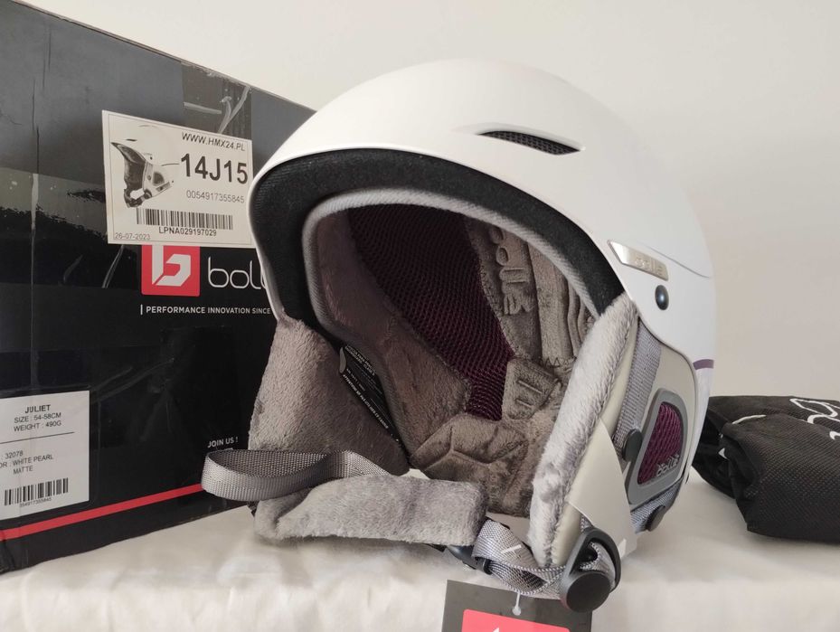 Kask Narciarski Damski Bolle Juliet White Pearl Matte M 54-58cm