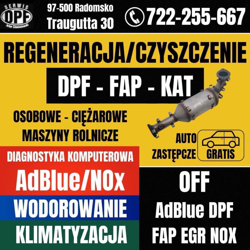 AdBlue Off, DPF off, Egr Off ,Błędy off