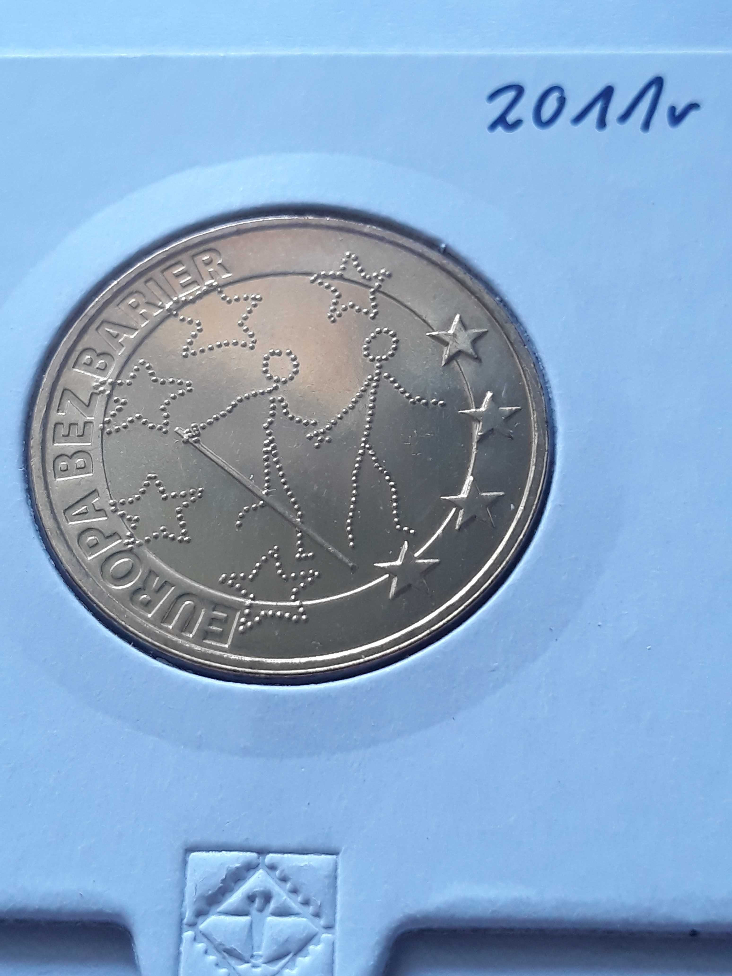 2 zł Europa bez barier-2011 r.-UNC