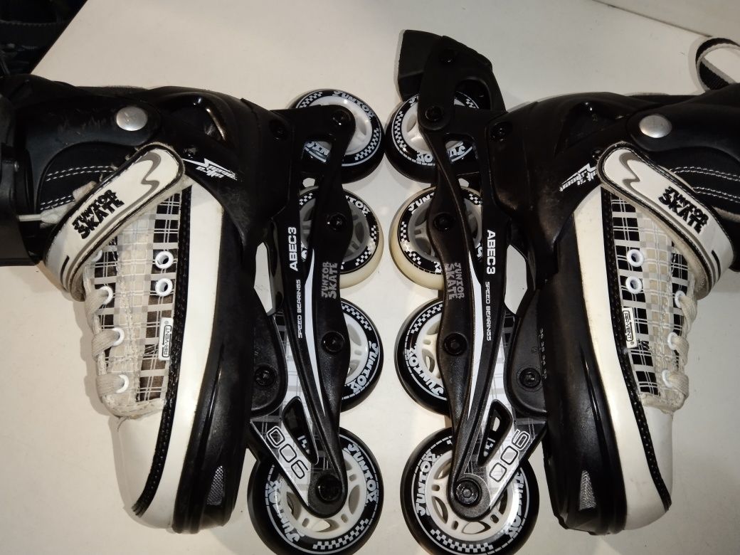 Rolki SKATE Junior rozmiar 33-36 SUPER stan
