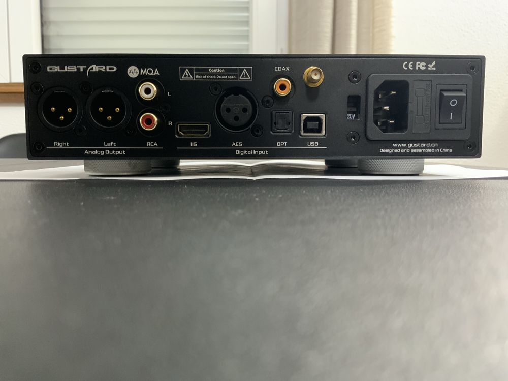 Vendo GUSTARD DAC-X16  2x ES9068AS MQA Bluetooth 5.0