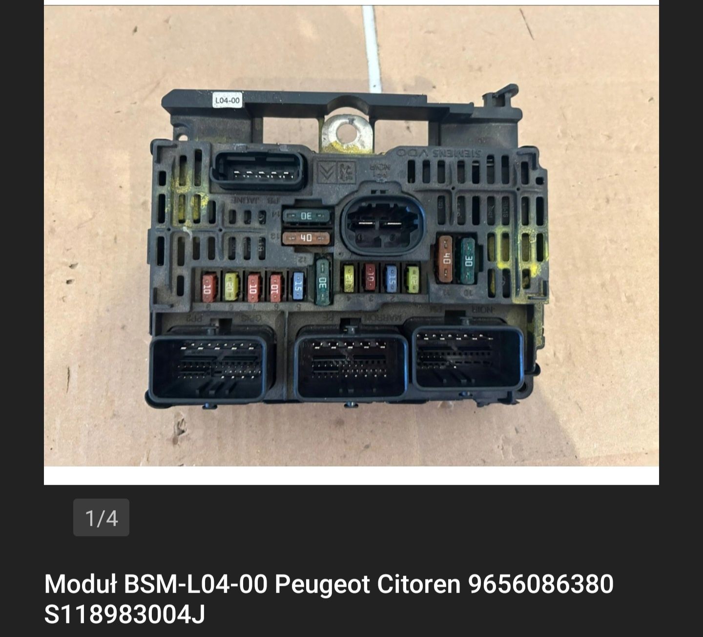 Moduł BSM-L04-00 Peugeot Citoren