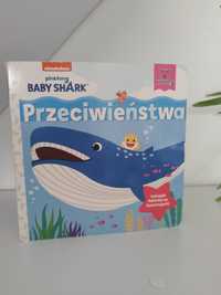 Książeczka baby Shark przeciwieństwa