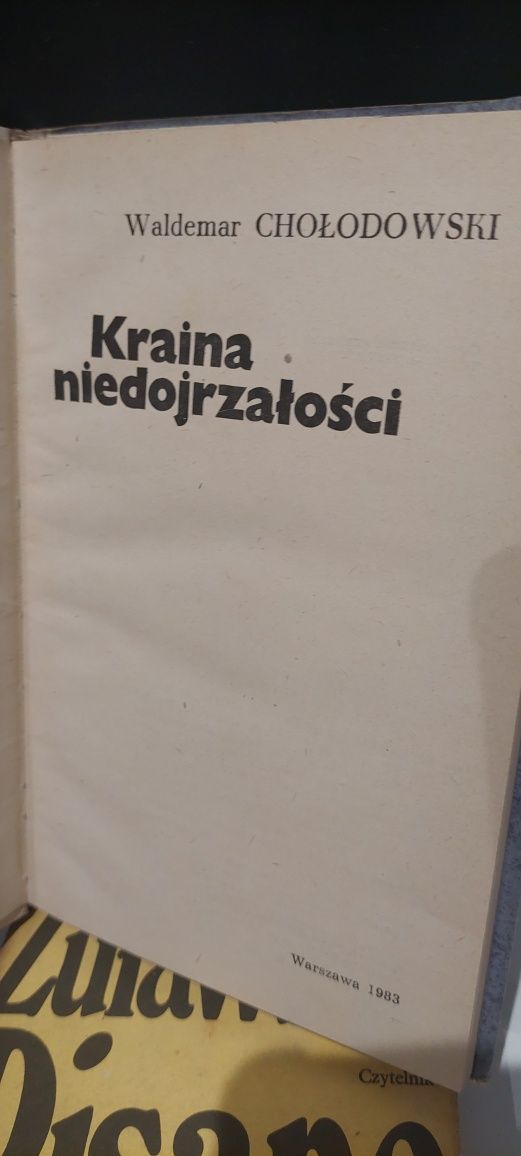 Waldemar Chołodowski. Kraina niedojrzałości wyd. 1983