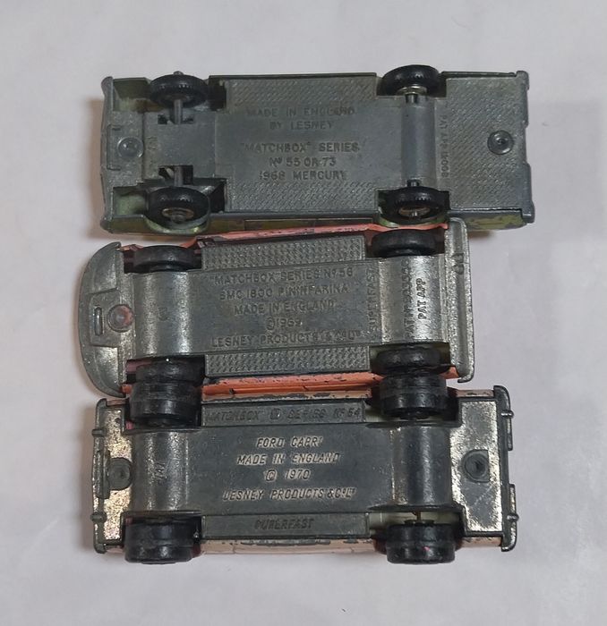 3 miniaturas antigas Lesney Matchbox