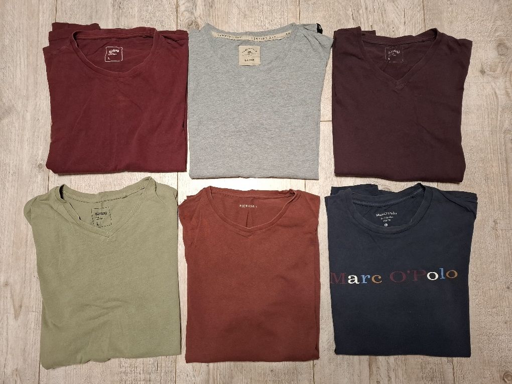 6szt T-shirty męskie L