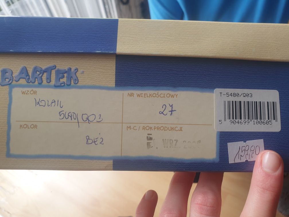 Ocieplane buty bartek 27