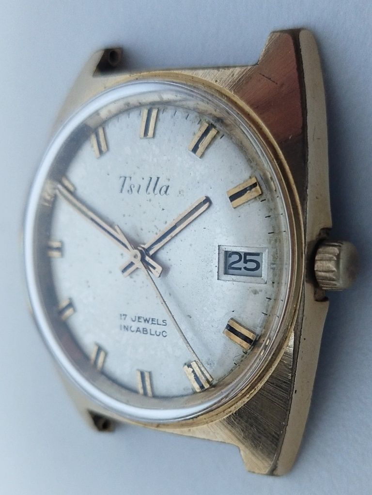 Zegarek Tsilla mechanizm AS ST 1950/51 do naprawy