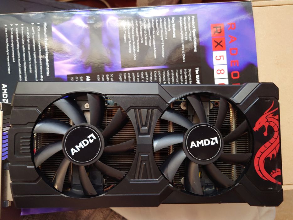 RX 580 8GB GDDR5 | Ігрова відеокарта для CS2, GTA V, Warzone, Fortnite