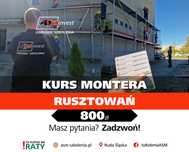 07.07.25 - Kurs na montera Montażysta Rusztowań montaż-demontaż