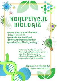 Korepetycje biologia