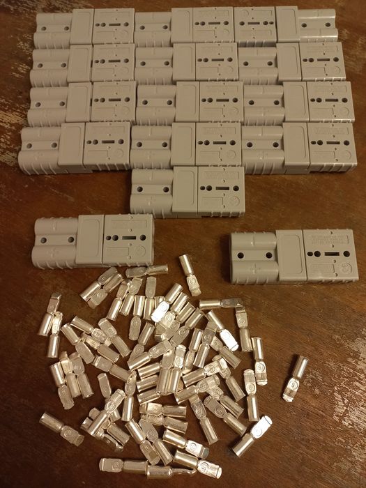 Силовий роз'єм конектор Anderson 600V 120A,50A. комплект з 2 шт.