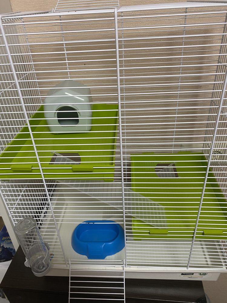 Клетка для грызунов Ferplast Hamster Tris 46х29х58 с полочками хомяков
