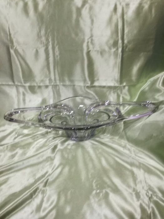 Centro Mesa em Cristal "Art Vannes" Anos 60/70