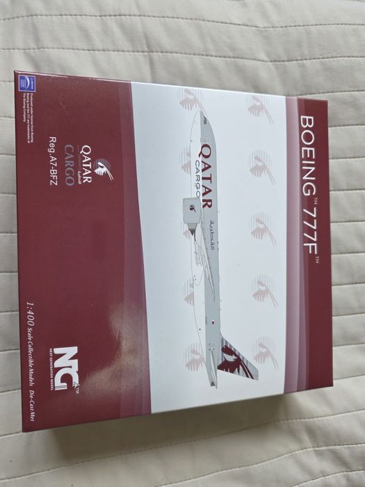 Model samolotu Qatar Airways B777F NG 1:400